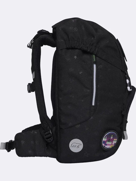 Beckmann Schulranzen Rucksack Schwarz 28 Liter 31 x 22 x 44 cm