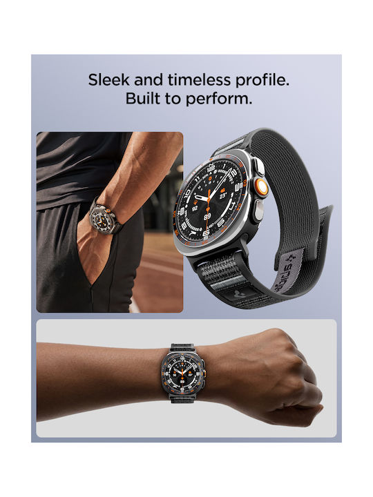 Spigen Athlex Air Fabric Strap Black (Galaxy Watch Ultra / Ultra 2)