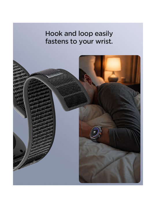 Spigen Athlex Air Fabric Strap Black (Galaxy Watch Ultra / Ultra 2)