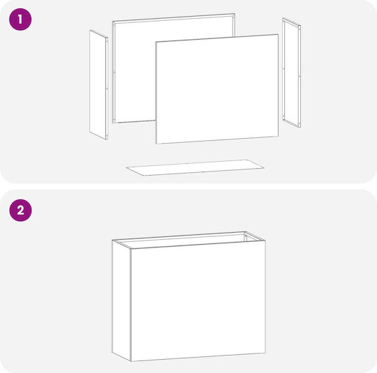 vidaXL Γλάστρα Μεταλλική Μαύρο 50x20x40εκ.