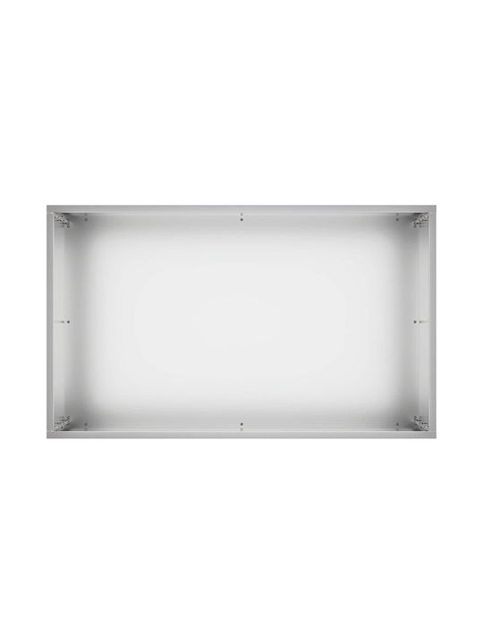 vidaXL Set of 2 Metallic Silver Flower Pots 50x40cm