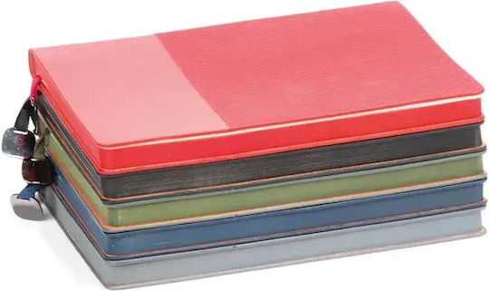 Flexy Faux Leather Dyed Edges & Metal Detail Set 40 Notebooks 112 Sheets Ruled Black Personalized