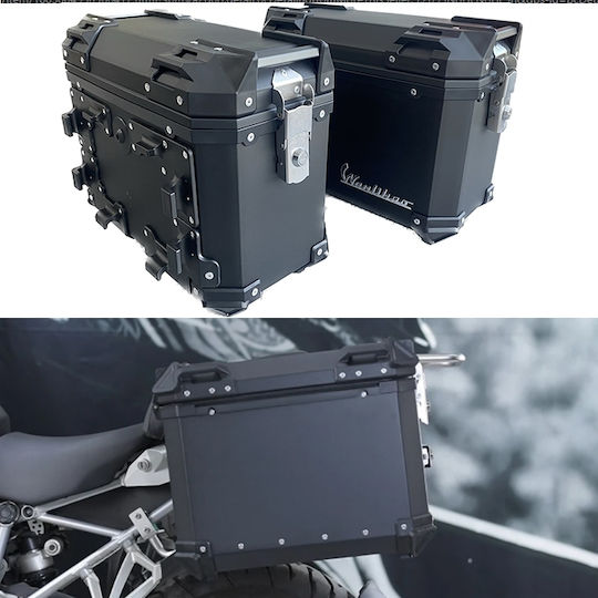 Gmax Мотоциклетен куфар 28lt Черен