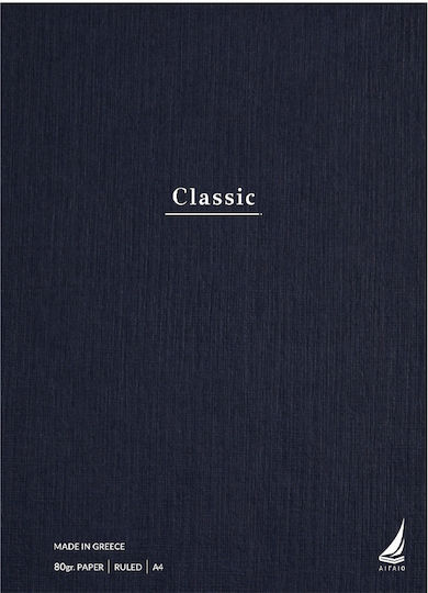 Ekdoseis Aigaio Spiral Ruled B5 Notebook 30 Paper Sheets Classic