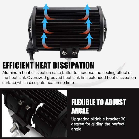 Off Road Projektorensatz LED Mitsubishi Pick-up Nissan PickUp 72W 2cm 2 Stück