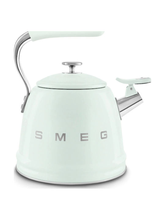 Smeg Кетъл Неръждаем Зелен 2300ml