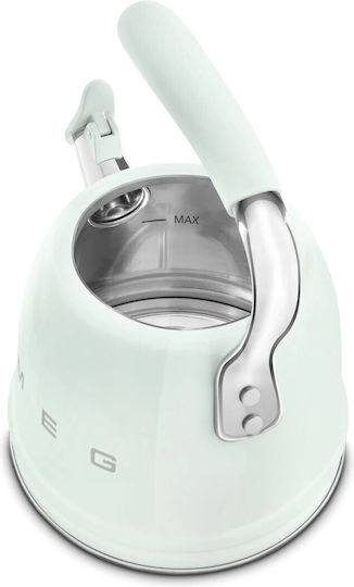 Smeg Кетъл Неръждаем Зелен 2300ml