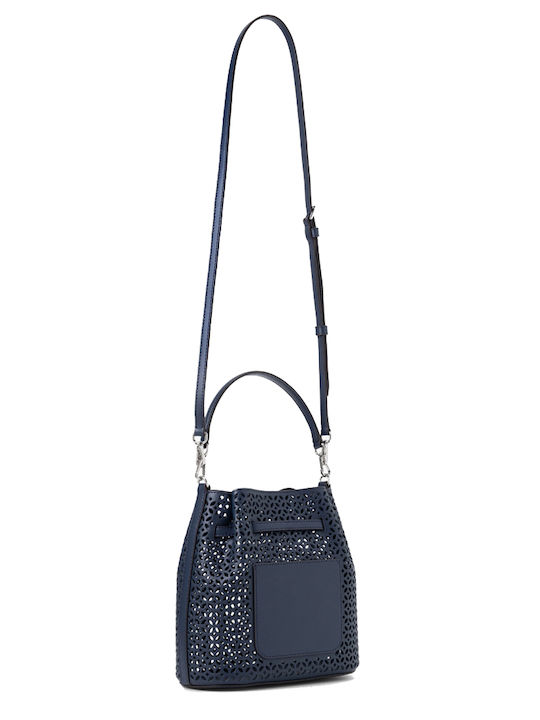 Stoffhandtasche für Damen zum Umhängen oder in der Hand Blau