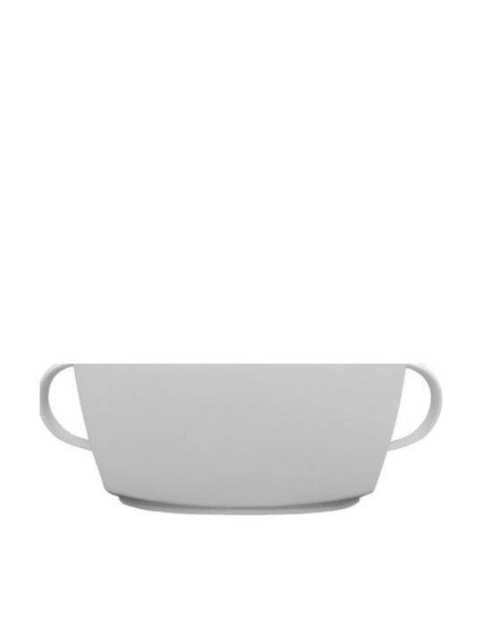 Porcelain Dinnerware Set 72 Pieces Square "Cancun White"