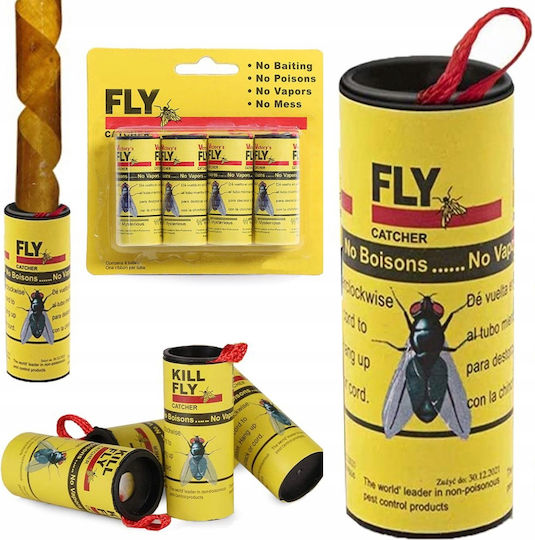 Trap for Flies Cockroaches Wasps with Adhesive Surface
