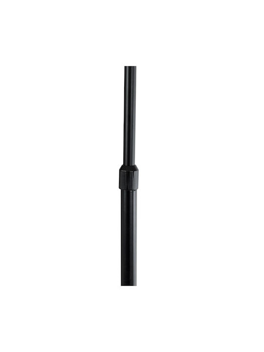kelvo Floor Lamp H180xW30cm with E27 Bulb Base Black