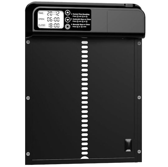 Ușă automată pentru coteț de găini 32x25cm