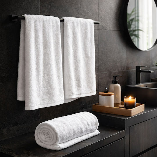 Darymex Hotel Face Towel 100x50cm White