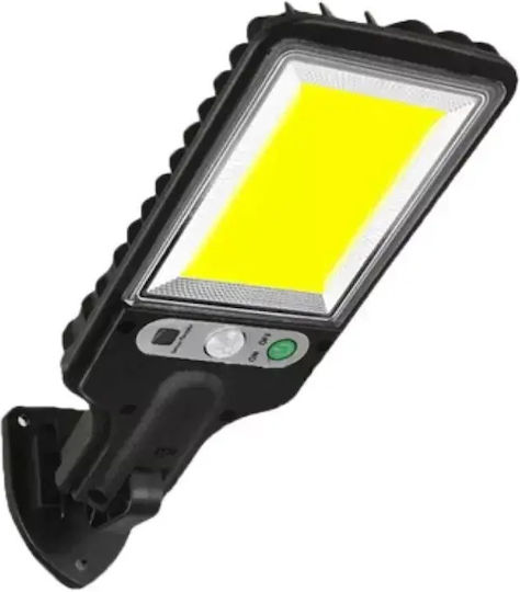 LED Set of 2 Wall Mounted Solar Lights Cold White 6500K with Motion Sensor, Photocell and Remote Control IP65