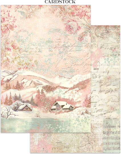 Junk Journal Focus Point Cut-outs Backgrounds Winter Magic