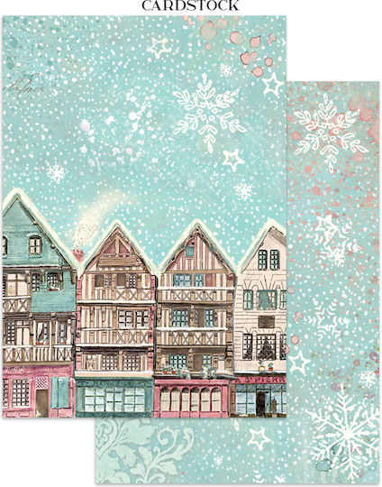 Junk Journal Focus Point Cut-outs Backgrounds Winter Magic