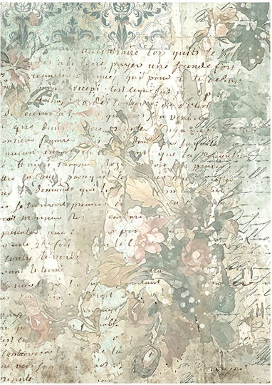 Set 8 Reispapier Decoupage Stamperia 10.5×14.8cm Weiße Weihnachten Hintergründe