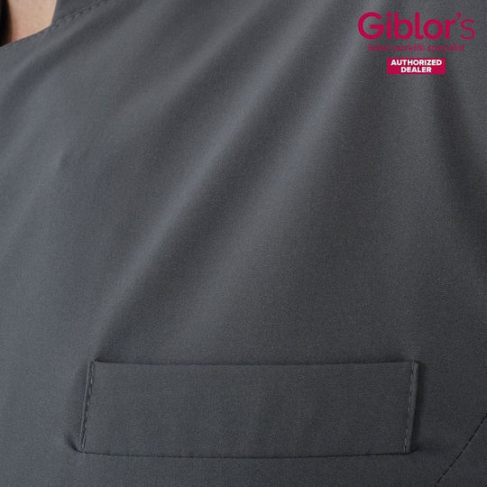 Giblor's Giblor's Kochjacken Grau Giorgio