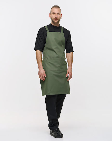 Ayo Șorț de Ospătar / Barista / Barman Corp Întreg Kaki