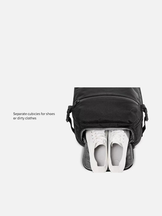 Ozuko Backpack Αδιάβροχο Μαύρο