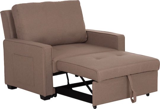 Kanna Armchair Bed Beige 113x92x87cm