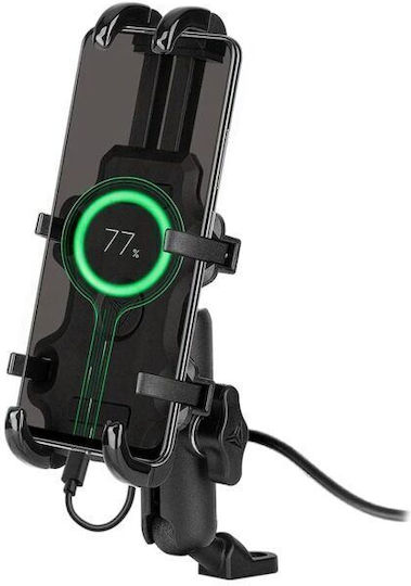 Motorcycle Phone Mount Motowolf Mdl2830 Mirror 023202