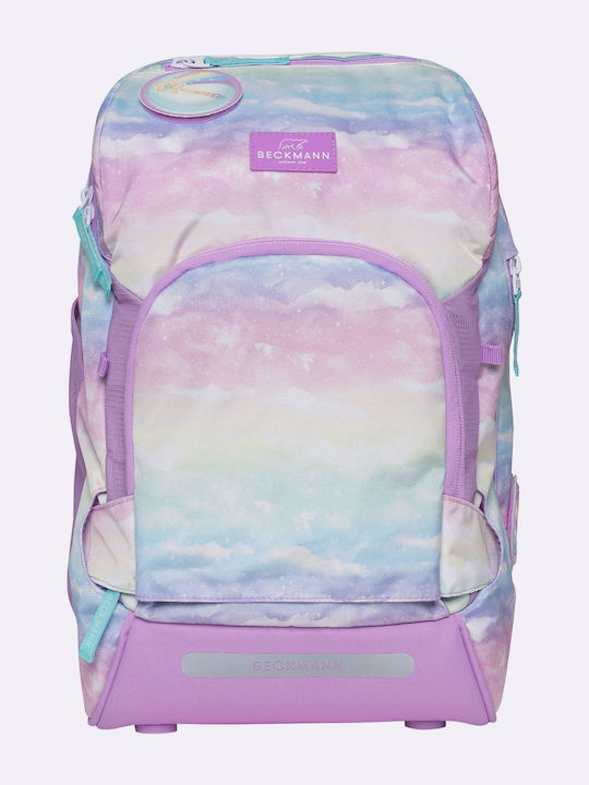 Beckmann Kindergarten School Backpack With Water Bottle Holder Pink 5 Litre