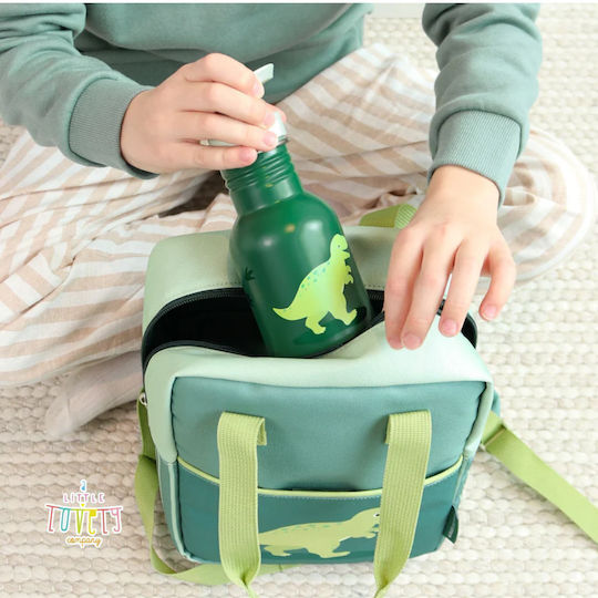 Offer A Little Lovely Company Bento Food Container 900ml & Stainless Steel Bottle 350ml Dinosaur