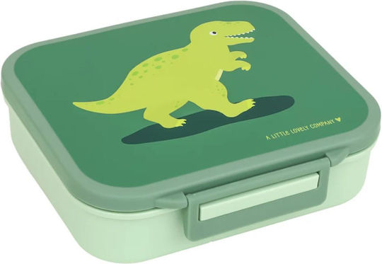Offer A Little Lovely Company Bento Food Container 900ml & Stainless Steel Bottle 350ml Dinosaur