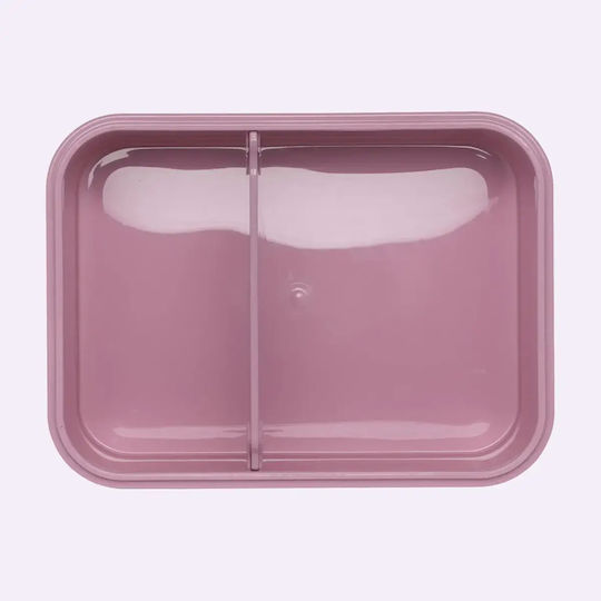 Beckmann Cutie De Prânz Pentru Copii Din Plastic 1.7 Litri Roz 18.7 X 14 X 7 Cm