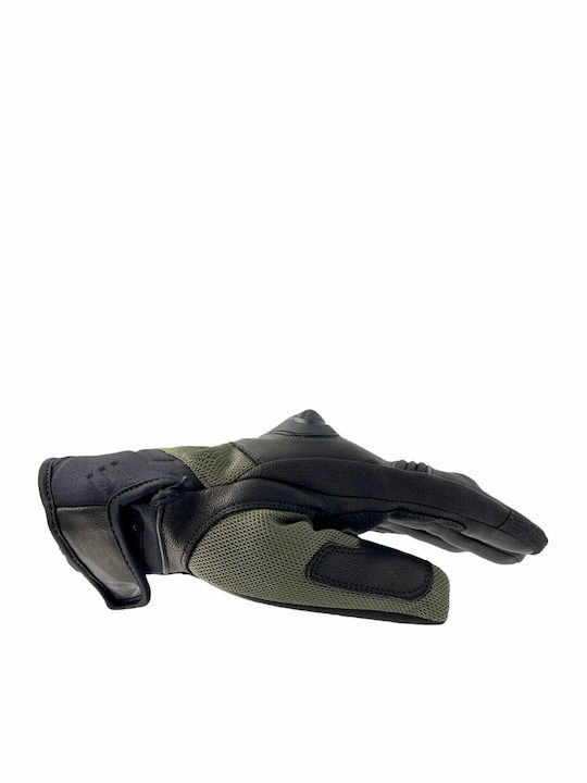 AGVpro Dune Air Men's Leather 4 Seasons Motorcycle Riding Gloves Black / Khaki AGVpro Dune Air Men's Leather 4 Seasons Motorcycle Riding Gloves Black / Khaki