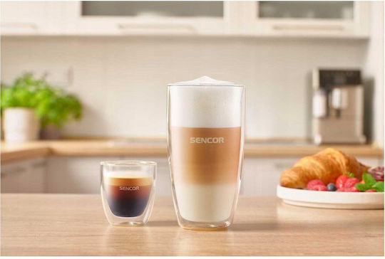 Sencor Sencor Set Gläser Kaffee / Freddo Transparent 2 Stück