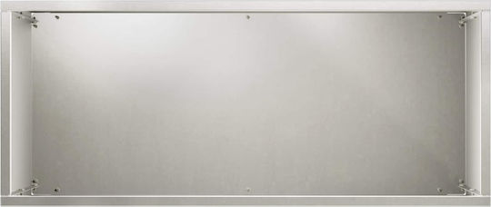 vidaXL Metallic Silver Flower Pot 50x20x40cm