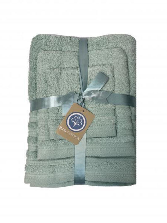 Xionoula Home Aura Washcloth 30x30cm Aqua Weight 600gsm