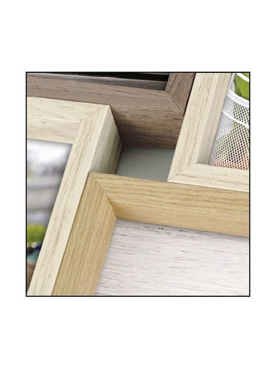 ZEP Montreaux 4q Wooden Photo Frame with Multicolour Frame