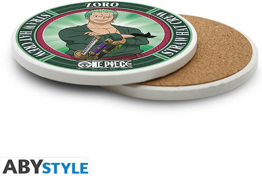Abysse One Piece - Ceramic Coasters - Roronoa Zoro