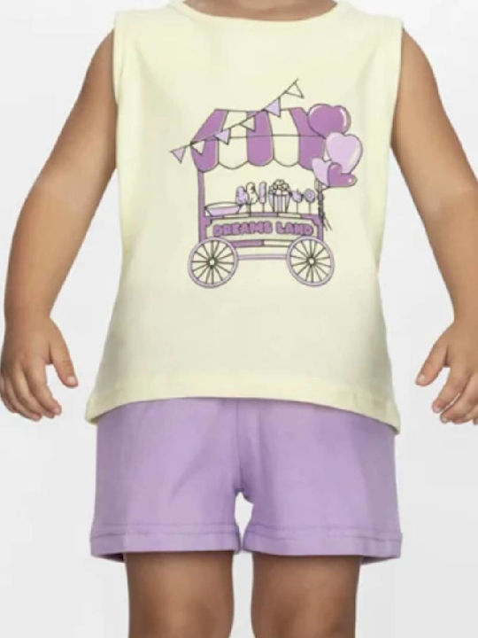 Dreams by Joyce Pijama Copii Galben 2623108