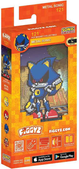 Sonic Hedgehog Modern Figgyz Magnet Collectible Metal Sonic 11 Cm Sonic Hedgehog Modern Figgyz Magnet Collectible Metal Sonic 11 Cm