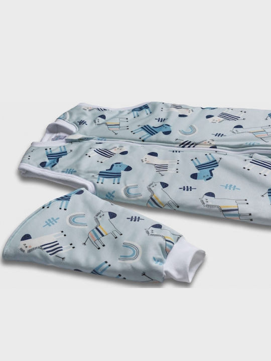 Tender Χειμερινός Υπνόσακος με Πόδια Classic Zebra Eco 2.5 tog Eco Blue