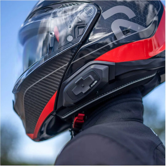 Cardo HJC 4X Single Intercom for Motorcycle Helmet with Bluetooth