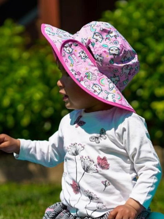 Banz Kinderhut Stoff Sonnenschutz Rosa