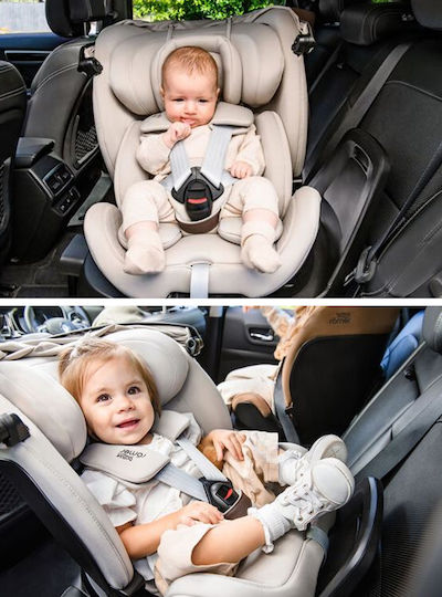 Britax Romer Swivel Grow Max Air Car Seat i-Size with Isofix Warm Caramel