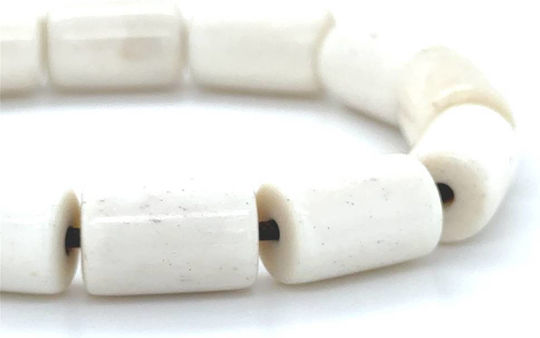 Kompologadiko Worry Beads with 33 Beads from White Camel Bone
