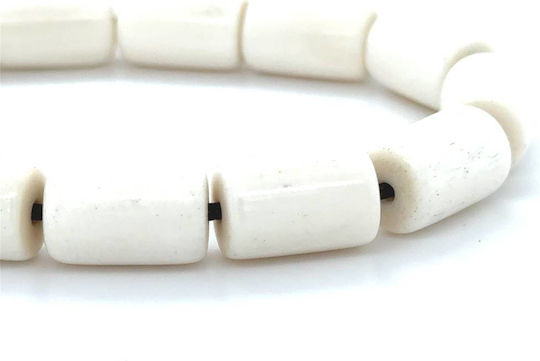 Kompologadiko Worry Beads with 33 Beads from Camel Bone with Brown Tassel