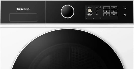 Hisense DH5I104BWAB Στεγνωτήριο 10kg με Αντλία Θερμότητας