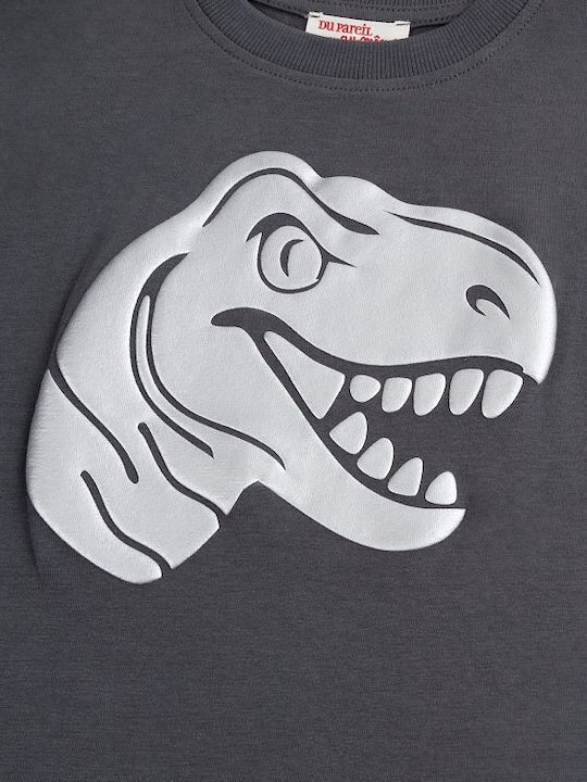 Kids Long-sleeved Grey Top Bosoftee2