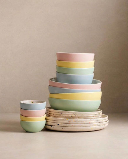 Egg Back Home Breeze Party In Bowl Σαλατιέρα Κεραμική Ροζ 26x11cm