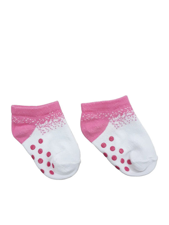 Dreams by Joyce Șosete Pentru Copii Antiderapante Fuchsia Drops Fuchsia