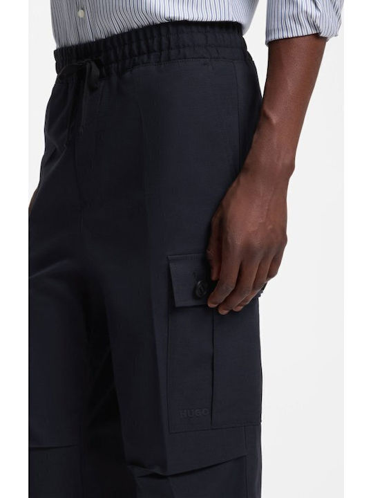 Cargo Trousers in Relaxed Fit Black