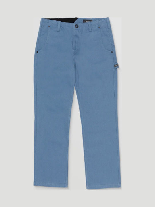 Ανδρικό Παντελόνι Τζιν με Regular Straight Εφαρμογή Blueberry